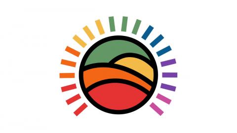 Cononley school rainbow logo